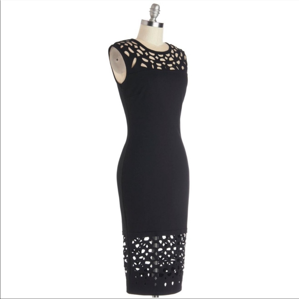 ModCloth Mystic Laser Cut Dress XL - Picture 3 of 9